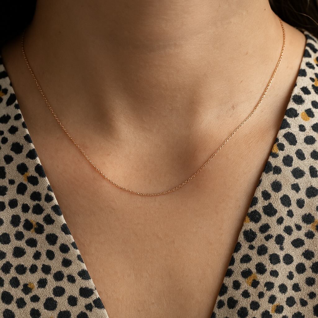 Signature Dainty Chain Necklace 10k Gold