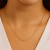 Dainty Chain Necklace 10k Gold