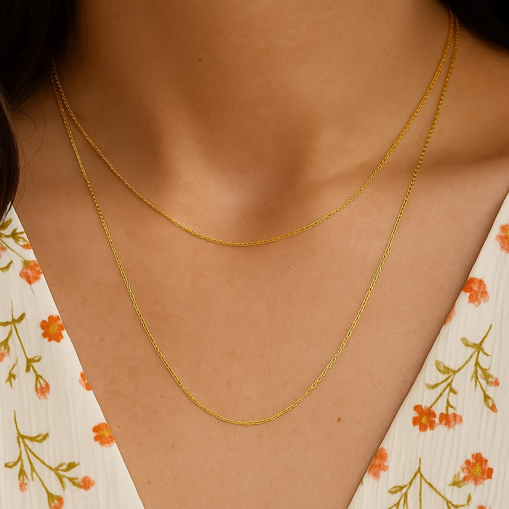 Signature Dainty Chain Necklace 10k Gold
