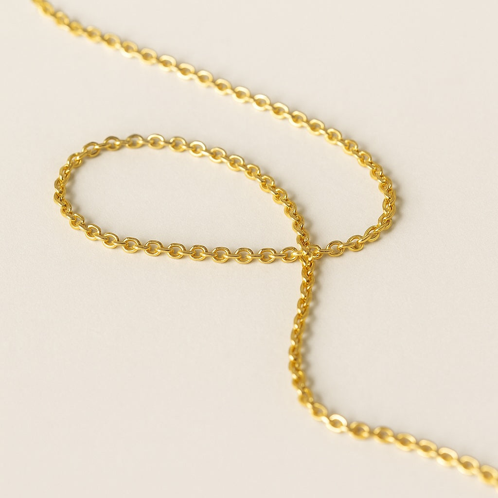 Signature Dainty Chain Necklace 10k Gold