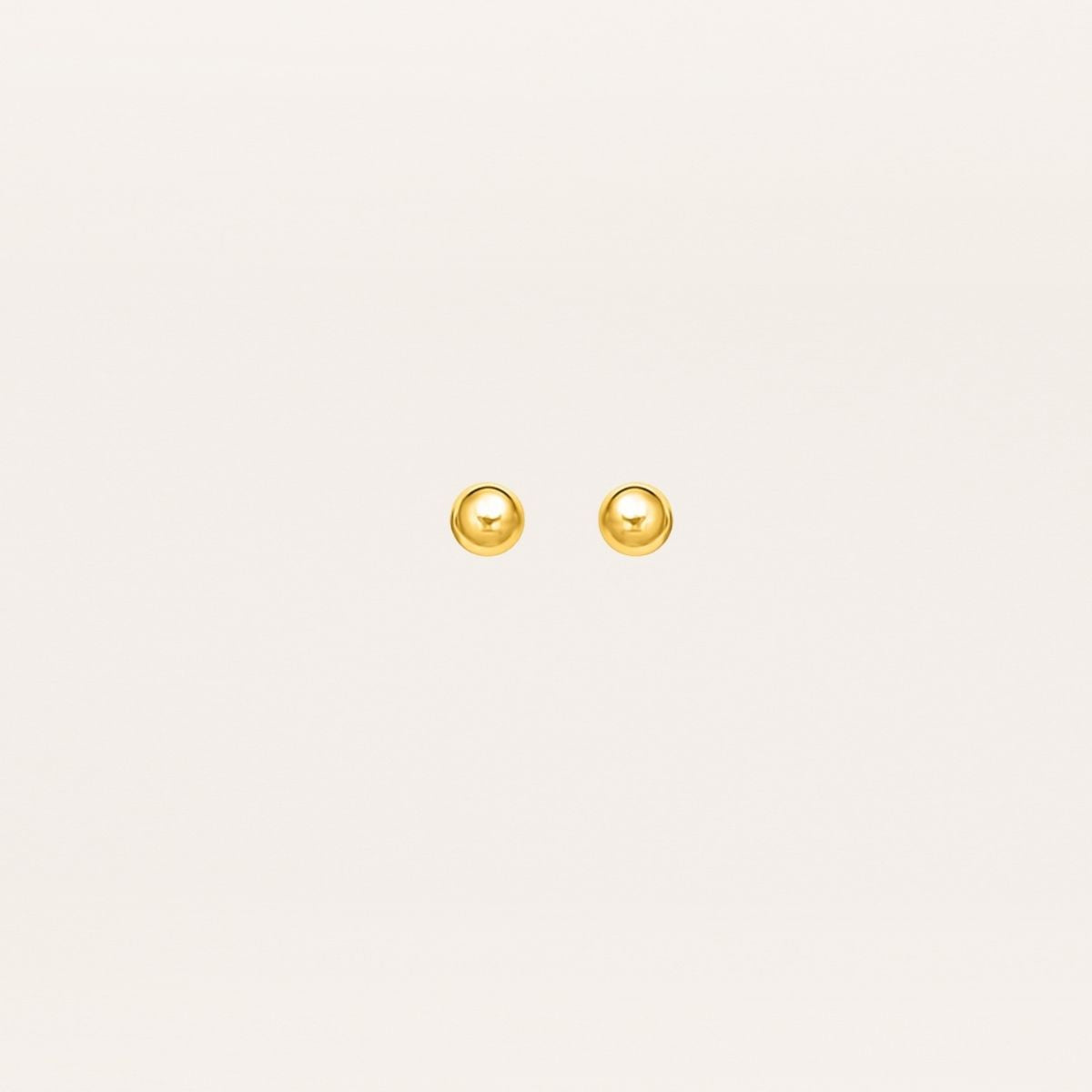 Small Round Stud Earrings