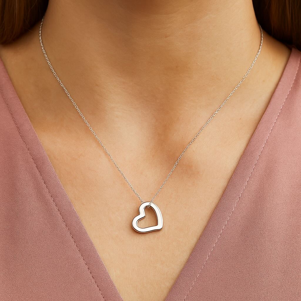 Open Heart Necklace