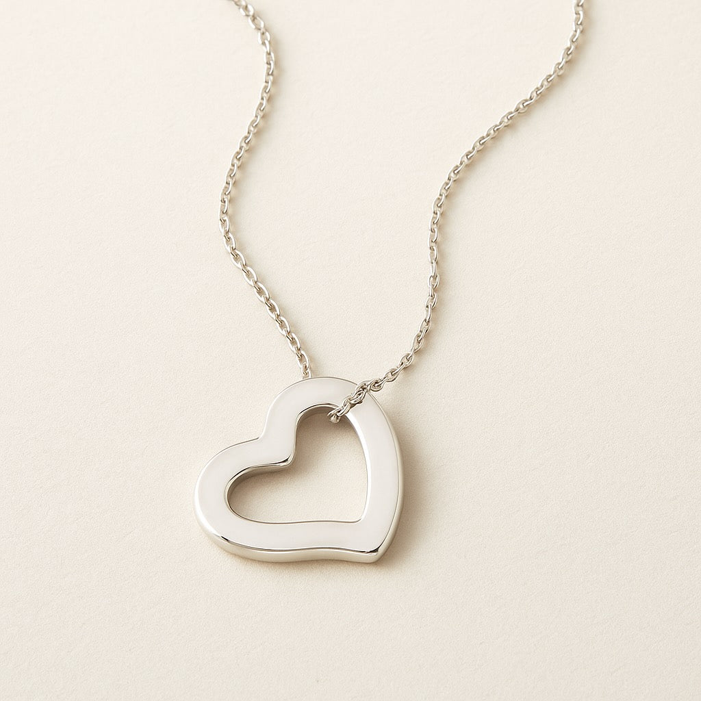 Open Heart Necklace