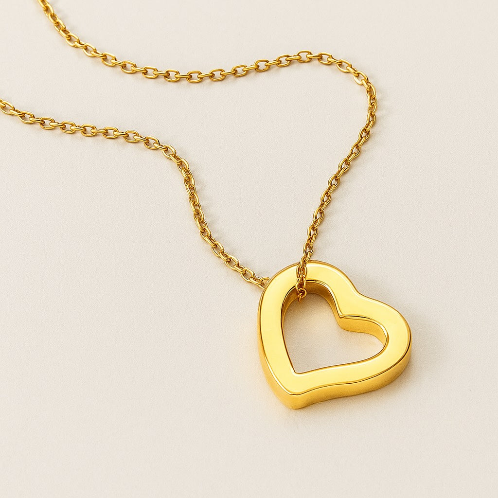 Open Heart Necklace