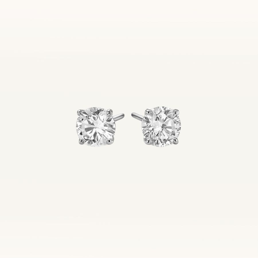 Stone Stud Earrings
