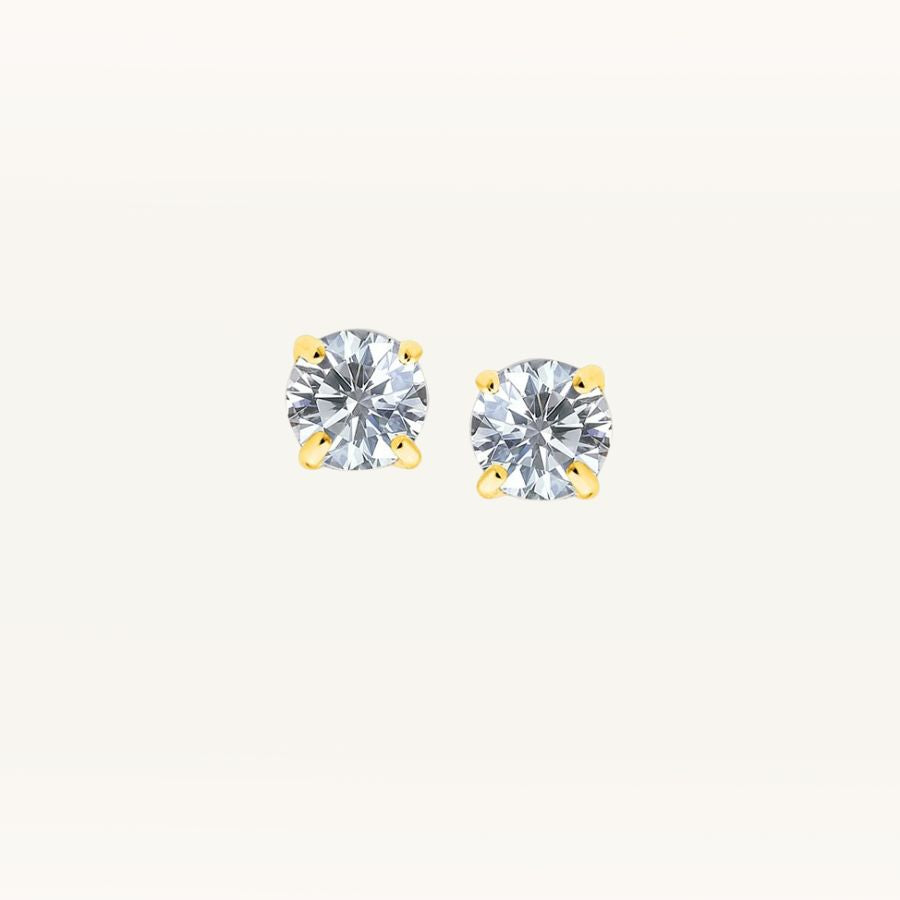 Mini Stone Stud Earrings