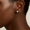 Mini Stone Stud Earrings
