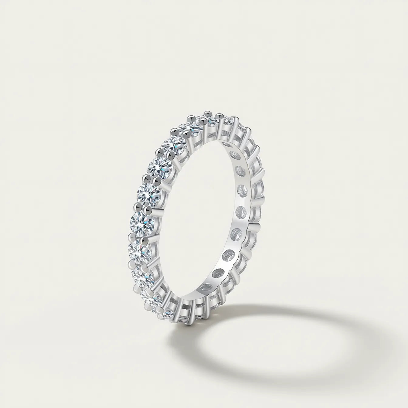 "Alessia" Moissanite Eternity Ring