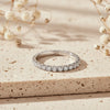 "Alessia" Moissanite Eternity Ring