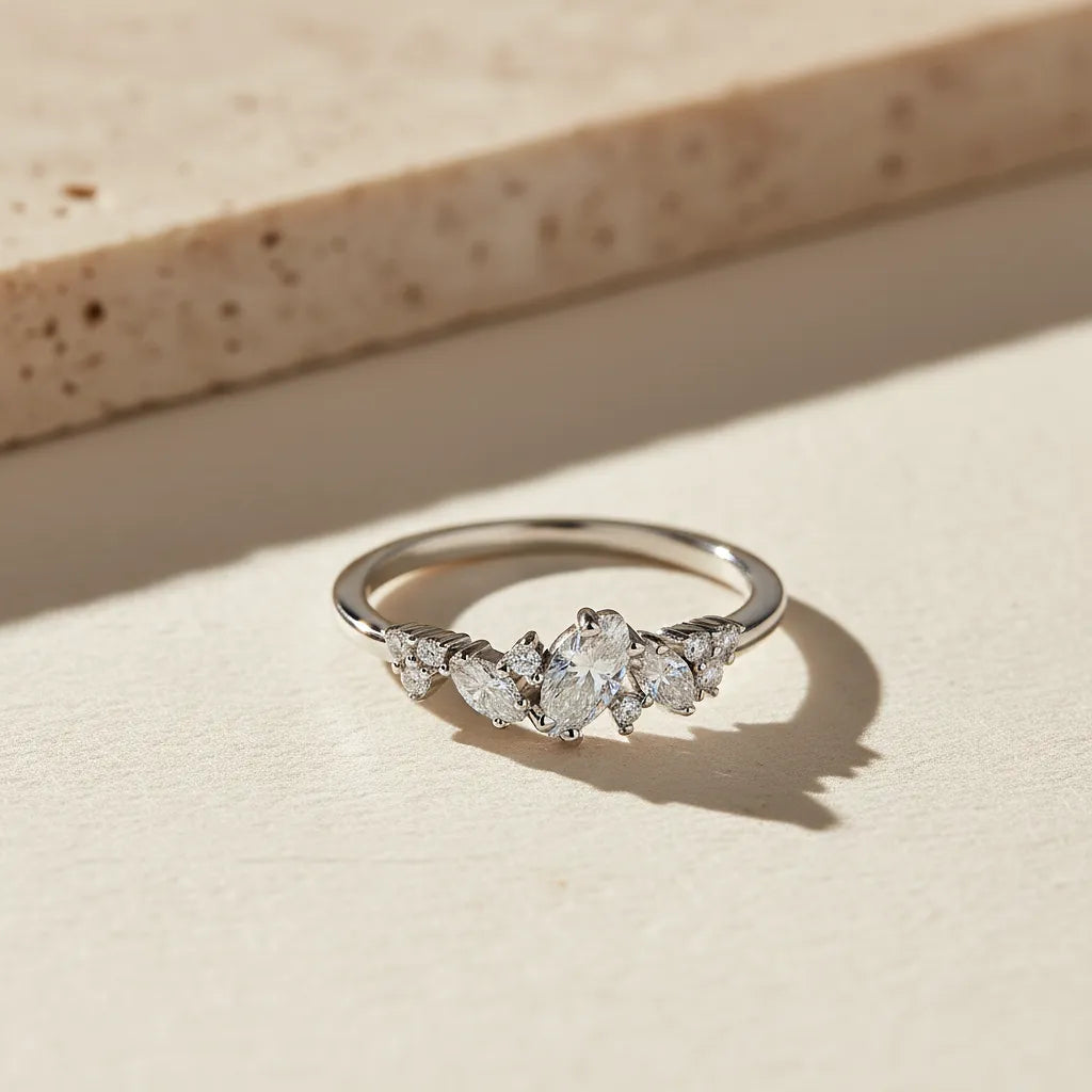 "Aria" Moissanite Ring