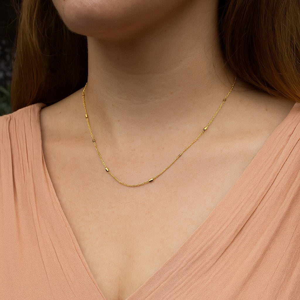Barrel Chain Necklace