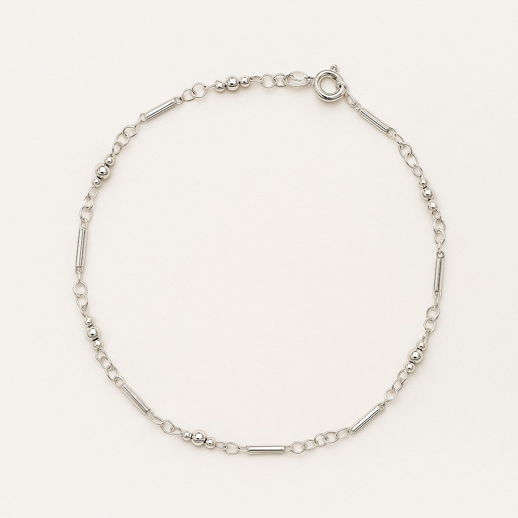 Bars and Beads Anklet