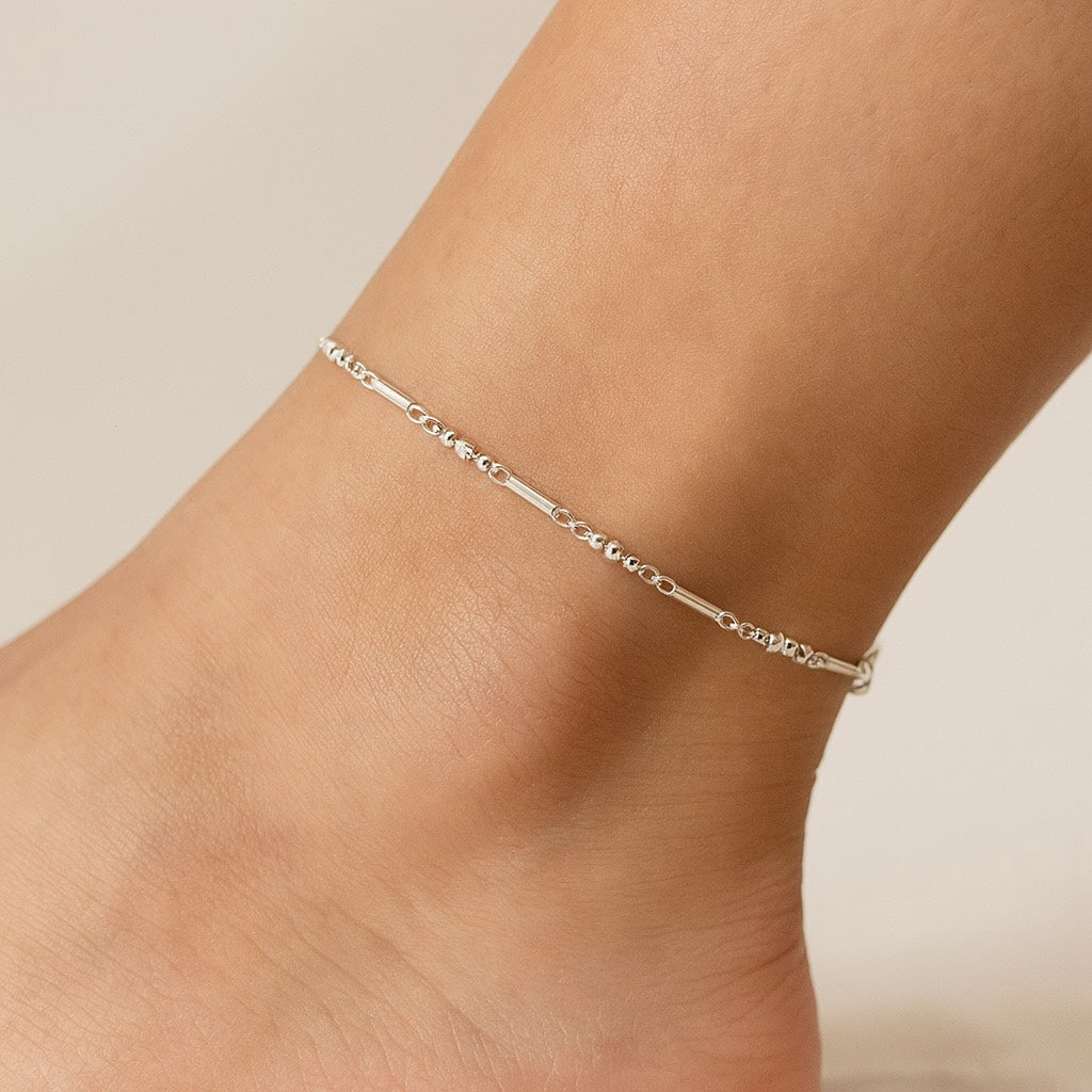 Bars and Beads Anklet