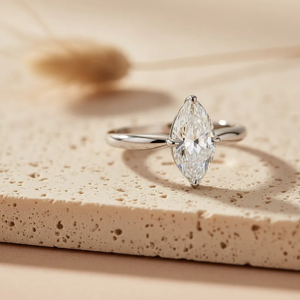"Charlotte" Solitaire Moissanite Ring