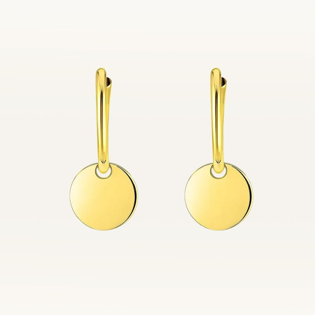 Circle Drops Hoop Earrings