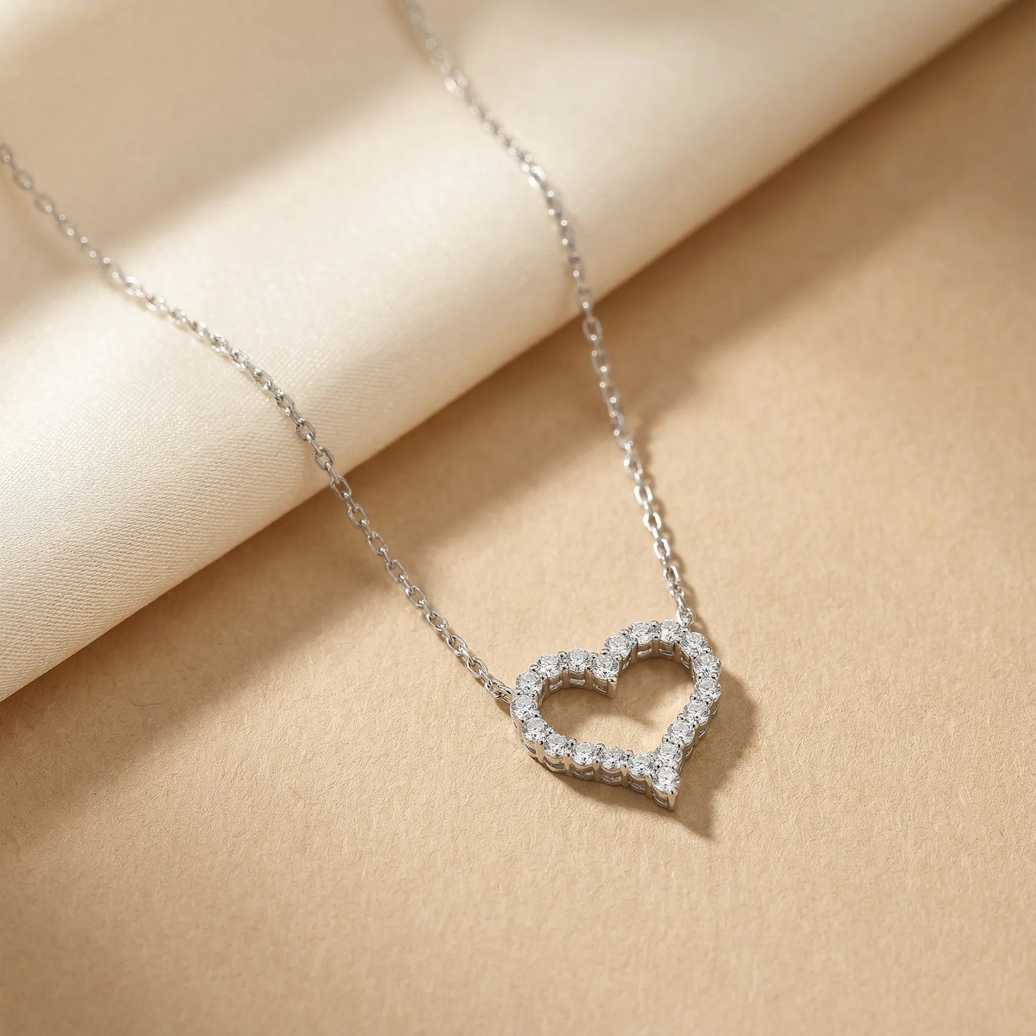 "Clara" Moissanite Pendant Necklace