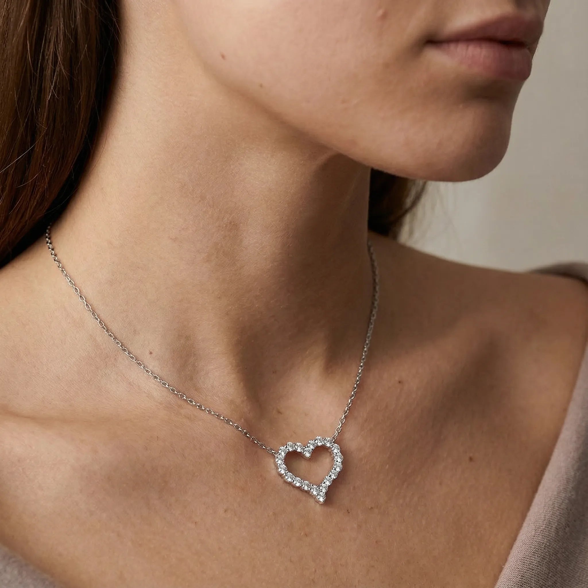 "Clara" Moissanite Pendant Necklace