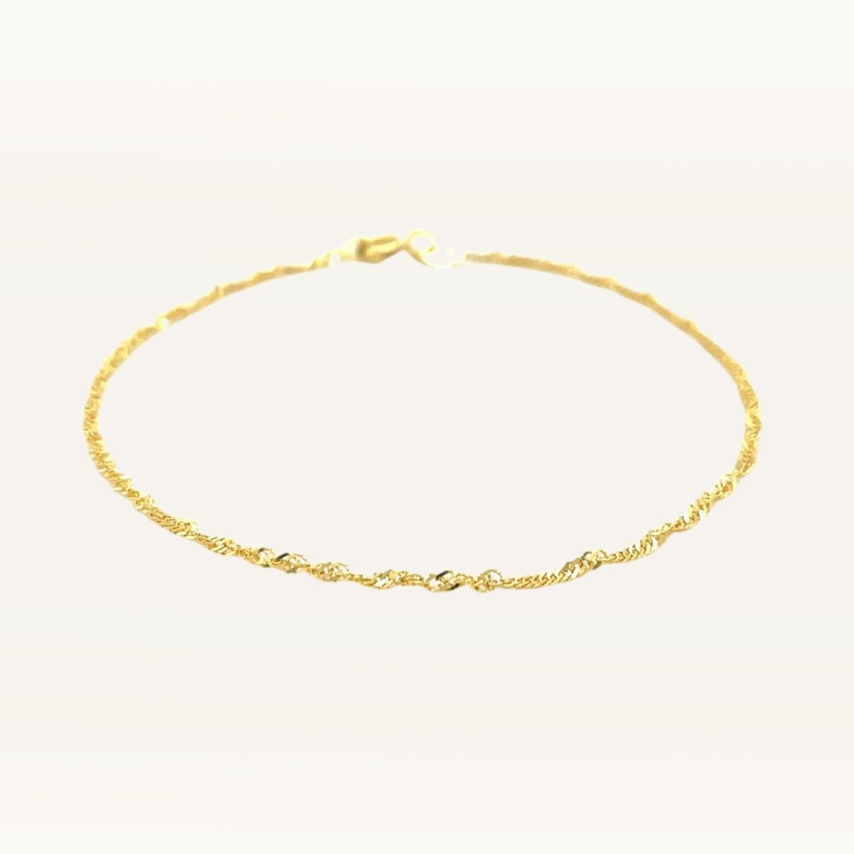 Classic Singapore Chain Bracelet