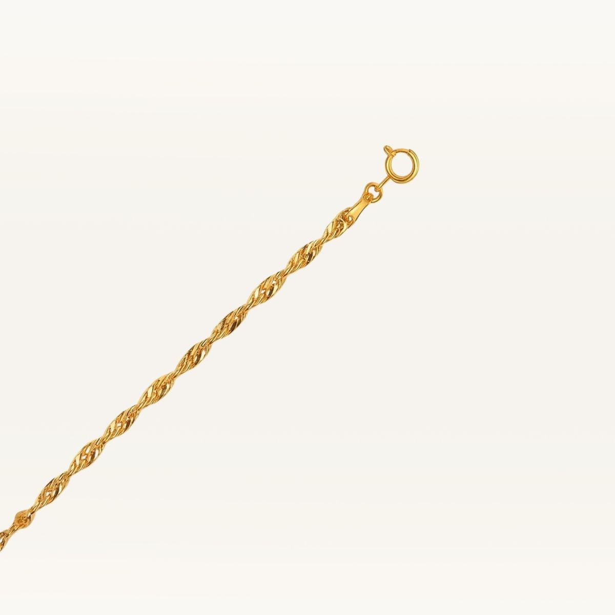 Classic Singapore Chain Bracelet