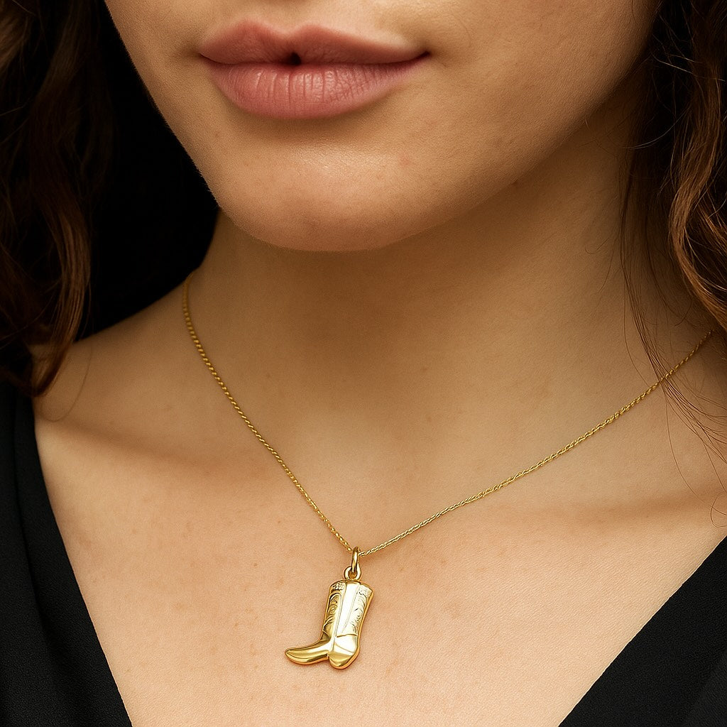Cowboy Boot Pendant