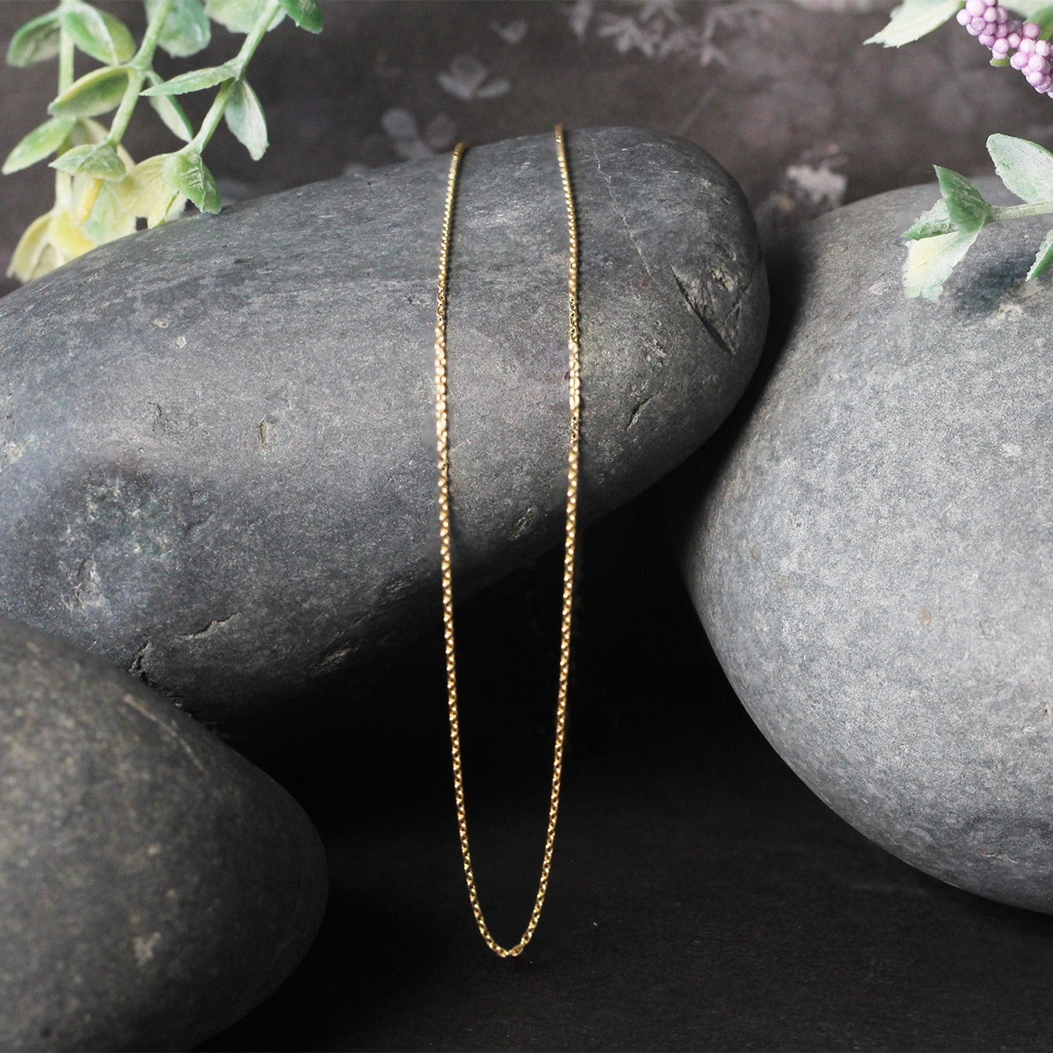Dainty Chain Necklace 14k Gold