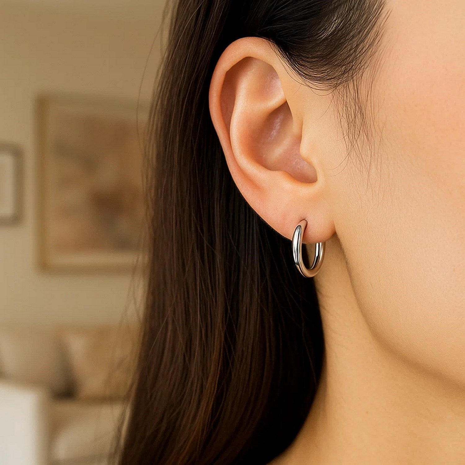 Small Hoop Earrings 14k Gold