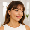Medium Fine Hoop Earrings
