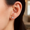 Mini Stone Stud Earrings