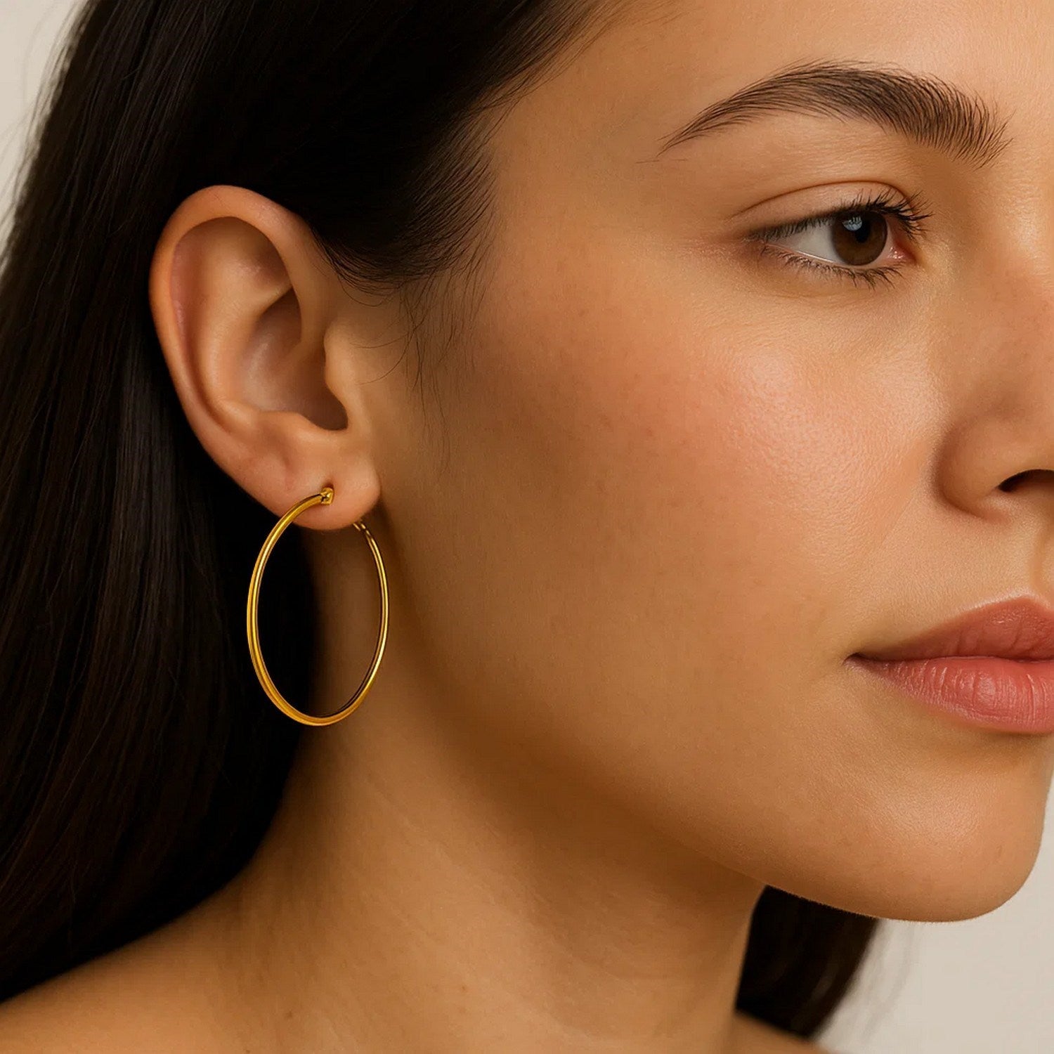 Medium Hoop Earrings