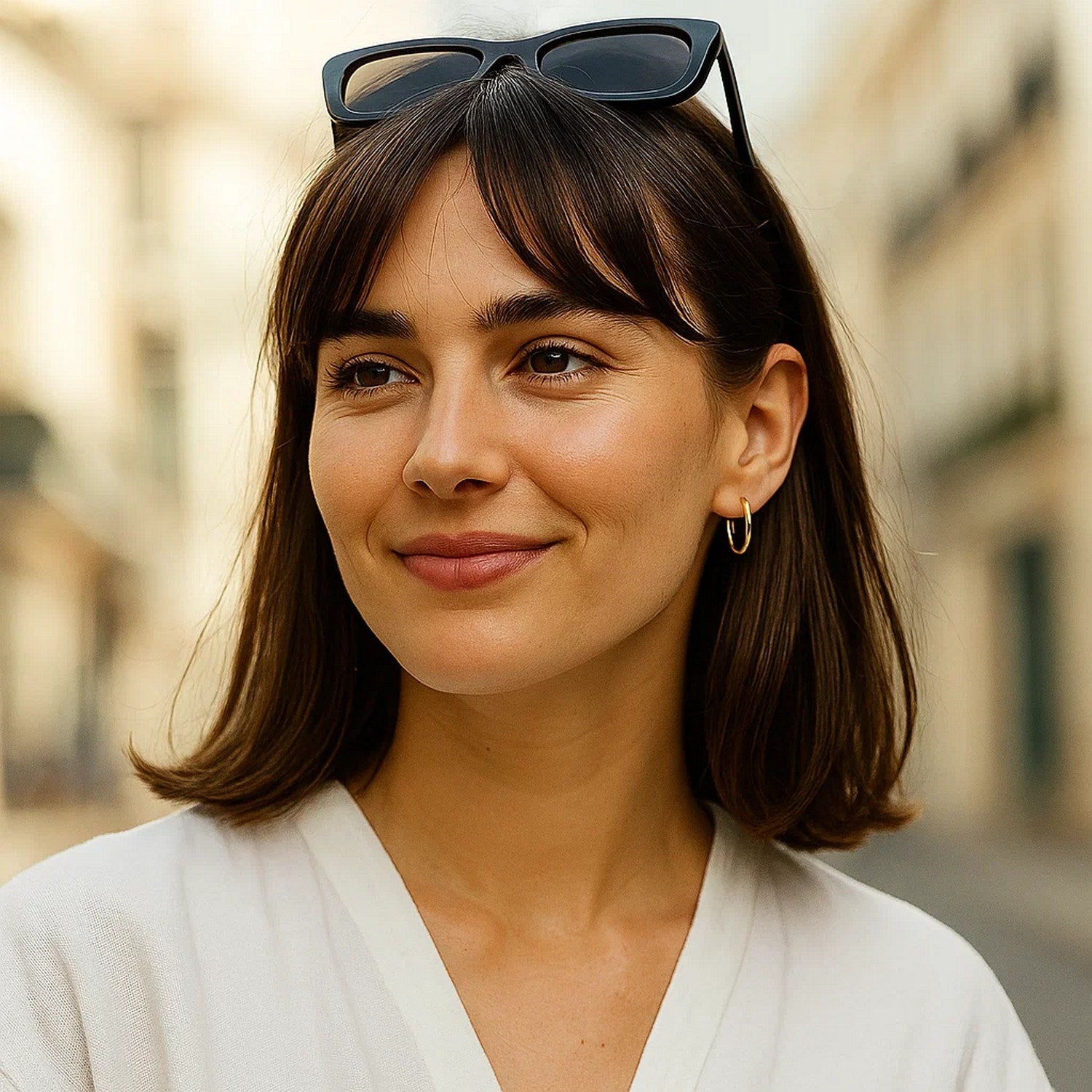 Fine Endless Hoop Earrings