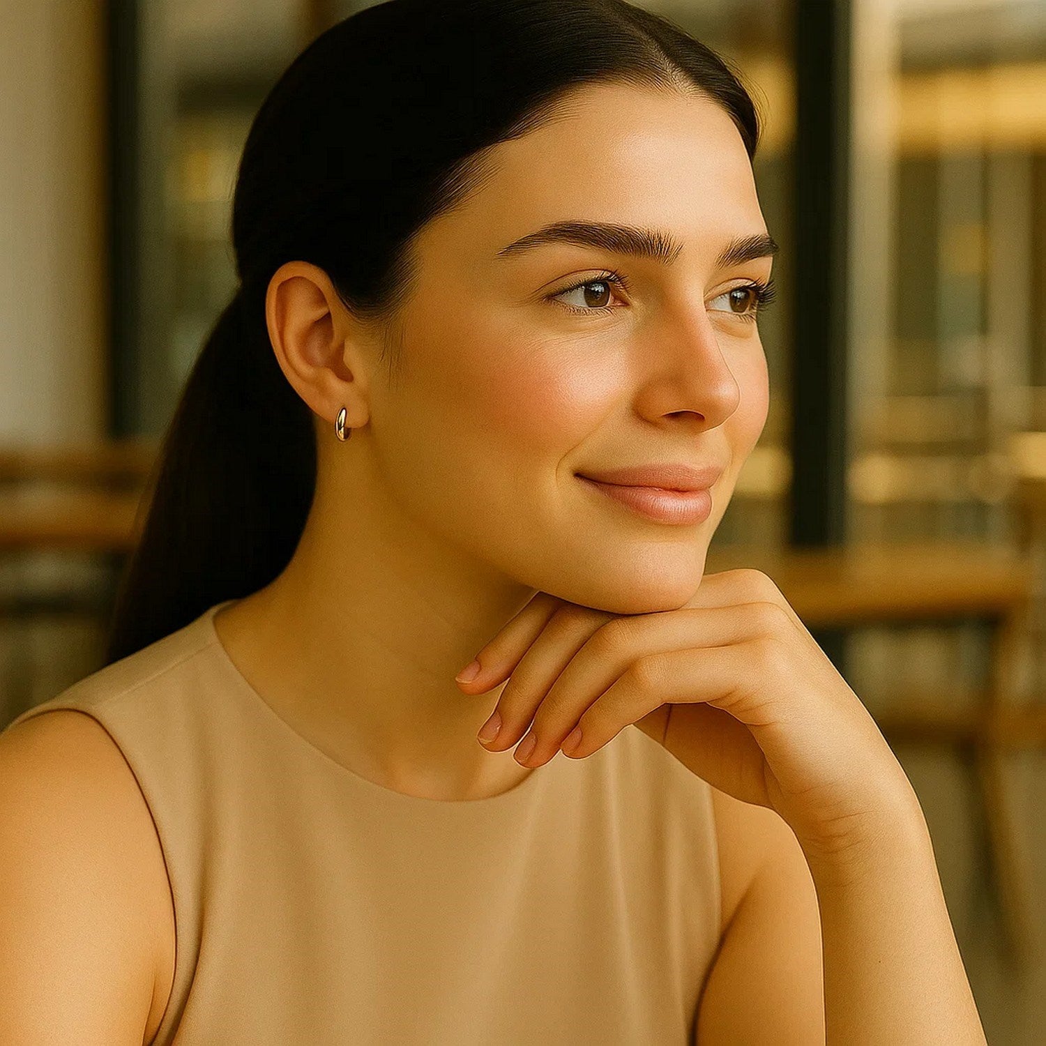 Small Fine Hoop Earrings