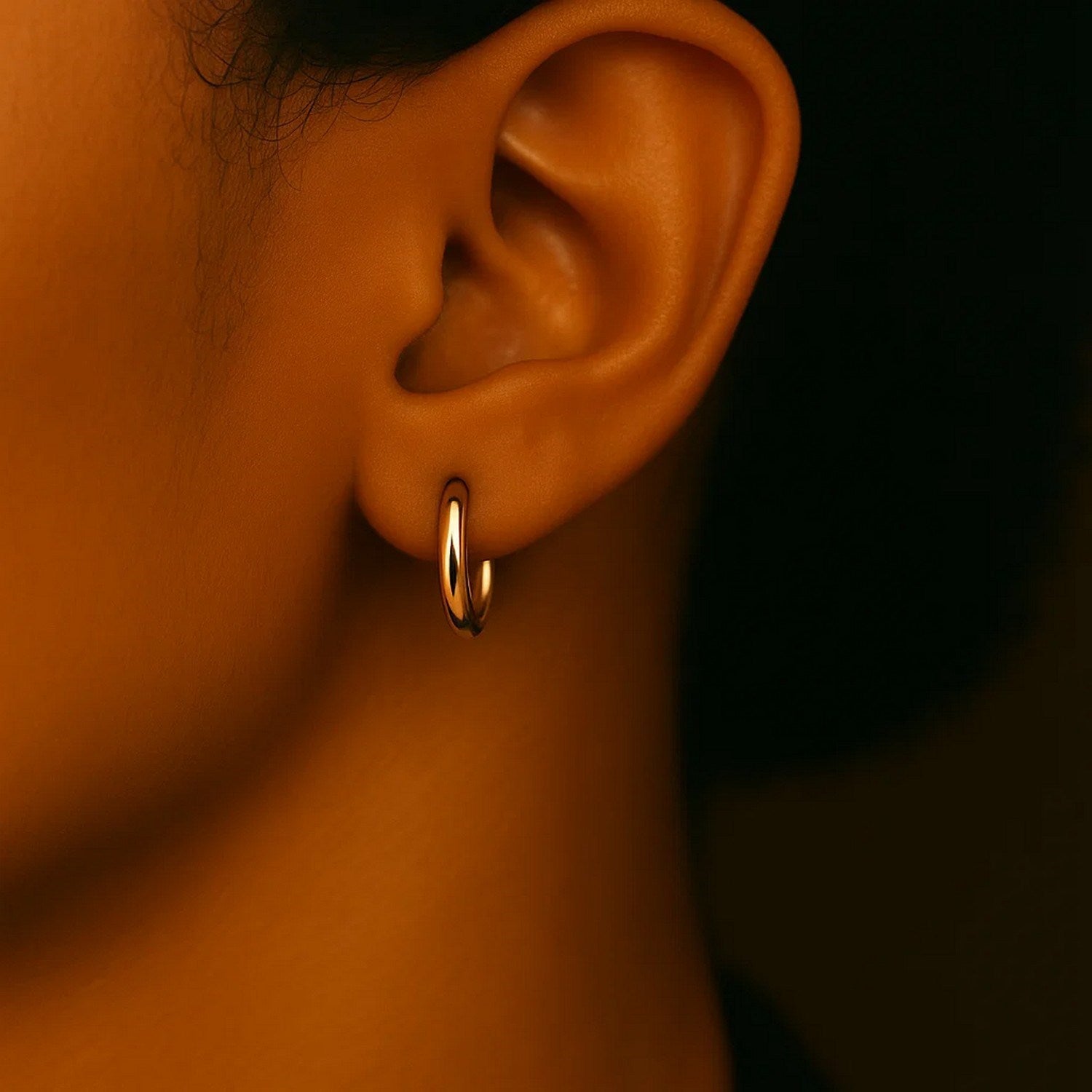 Small Fine Hoop Earrings