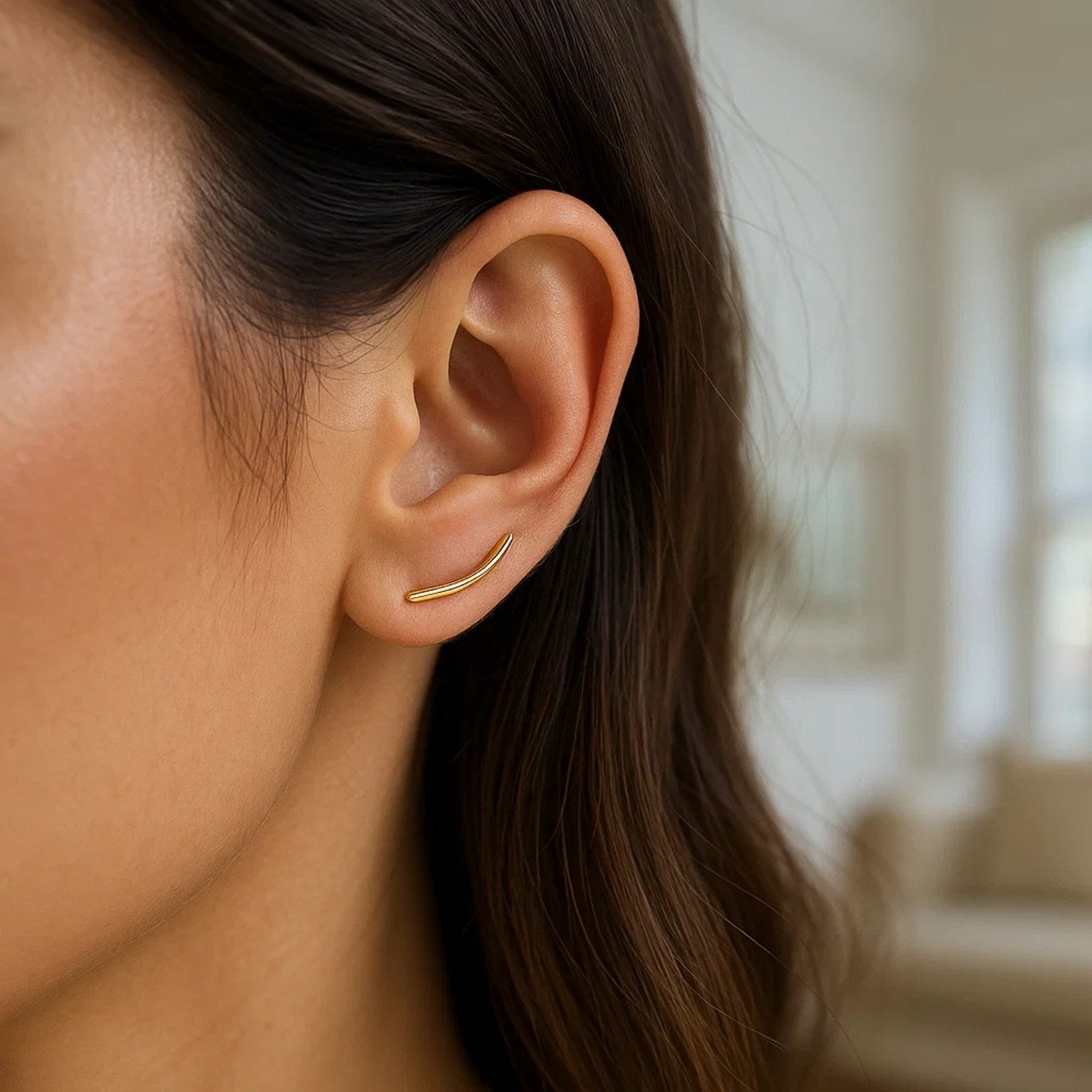Curve Climber Earrings