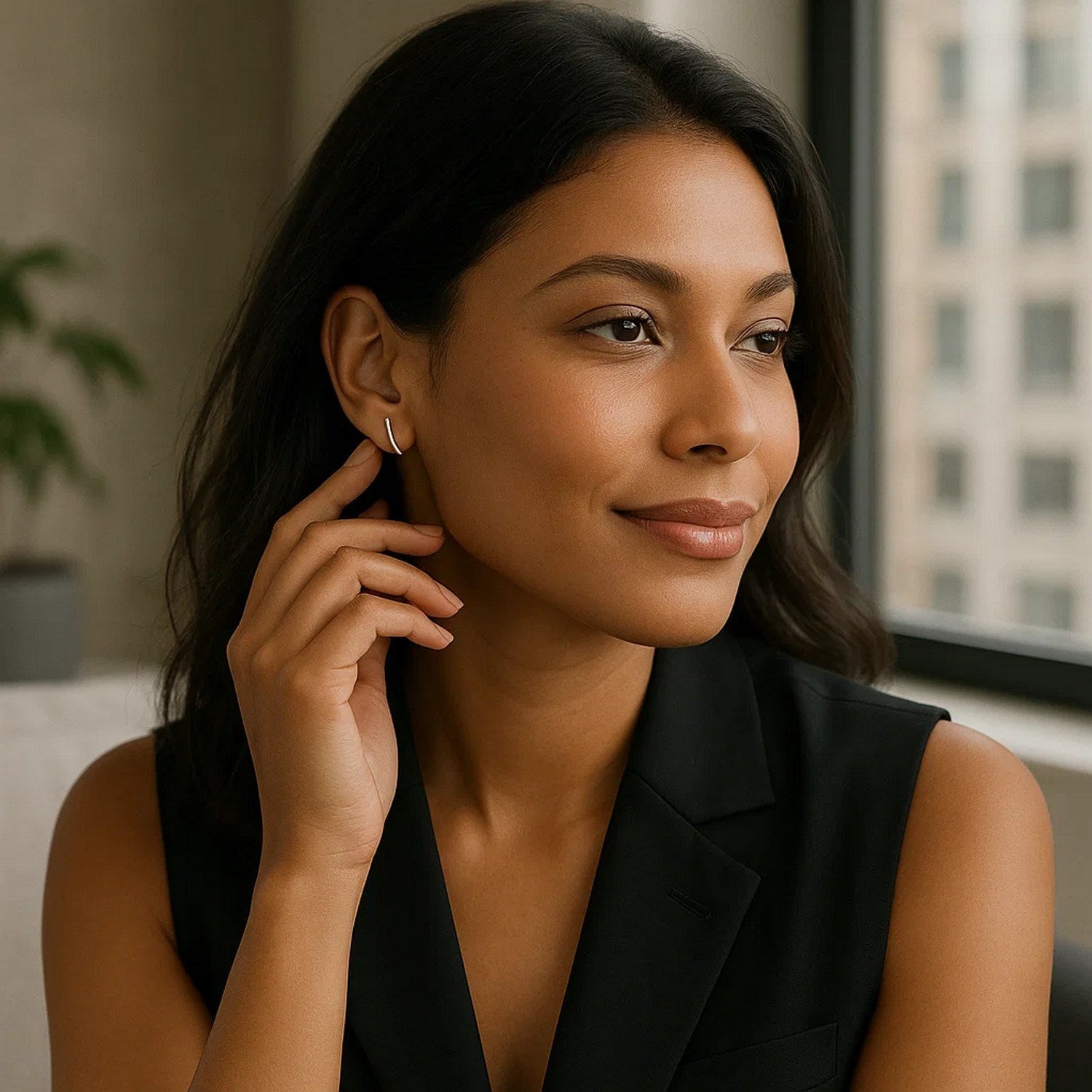 Curve Climber Earrings