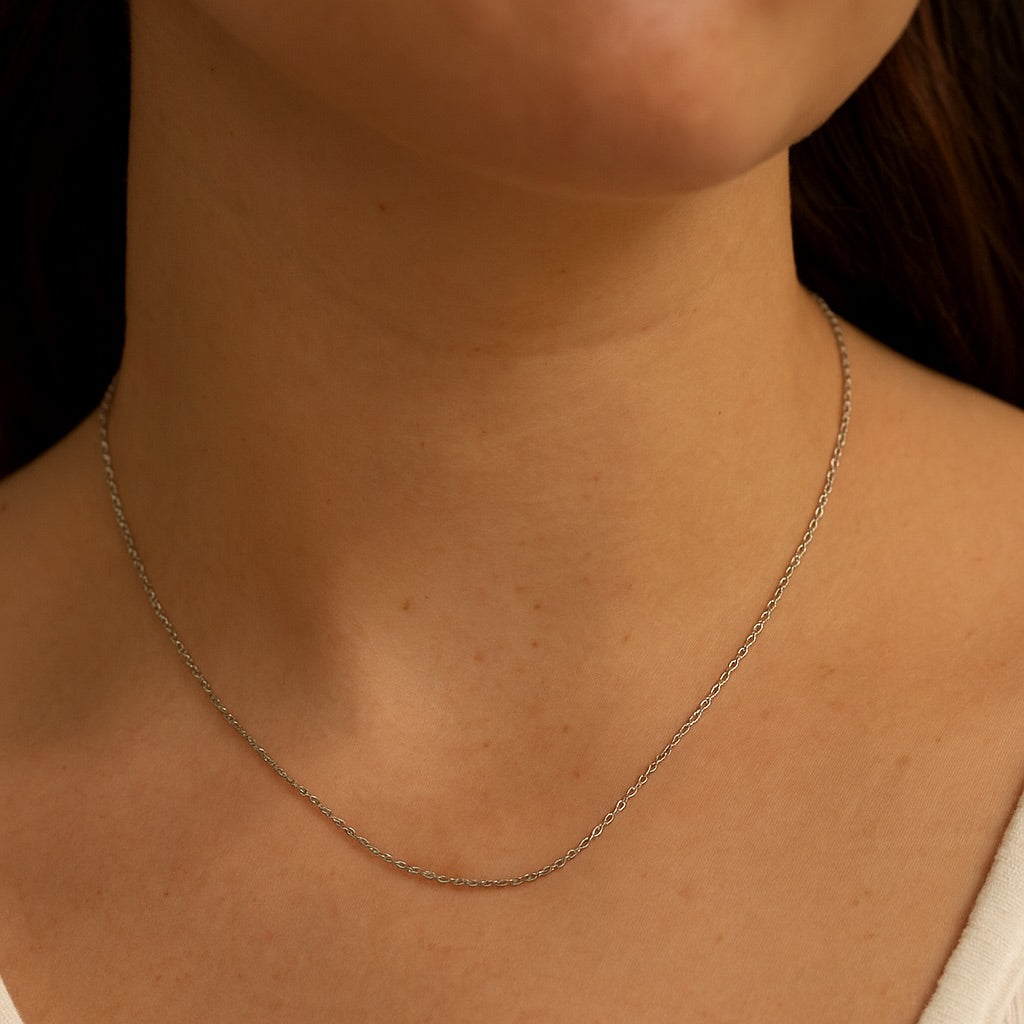 Dainty Chain Necklace 14k Gold