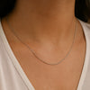 Dainty Chain Necklace Silver