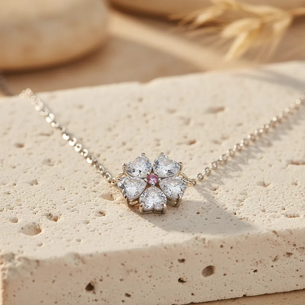 "Elora" Moissanite Pendant Necklace