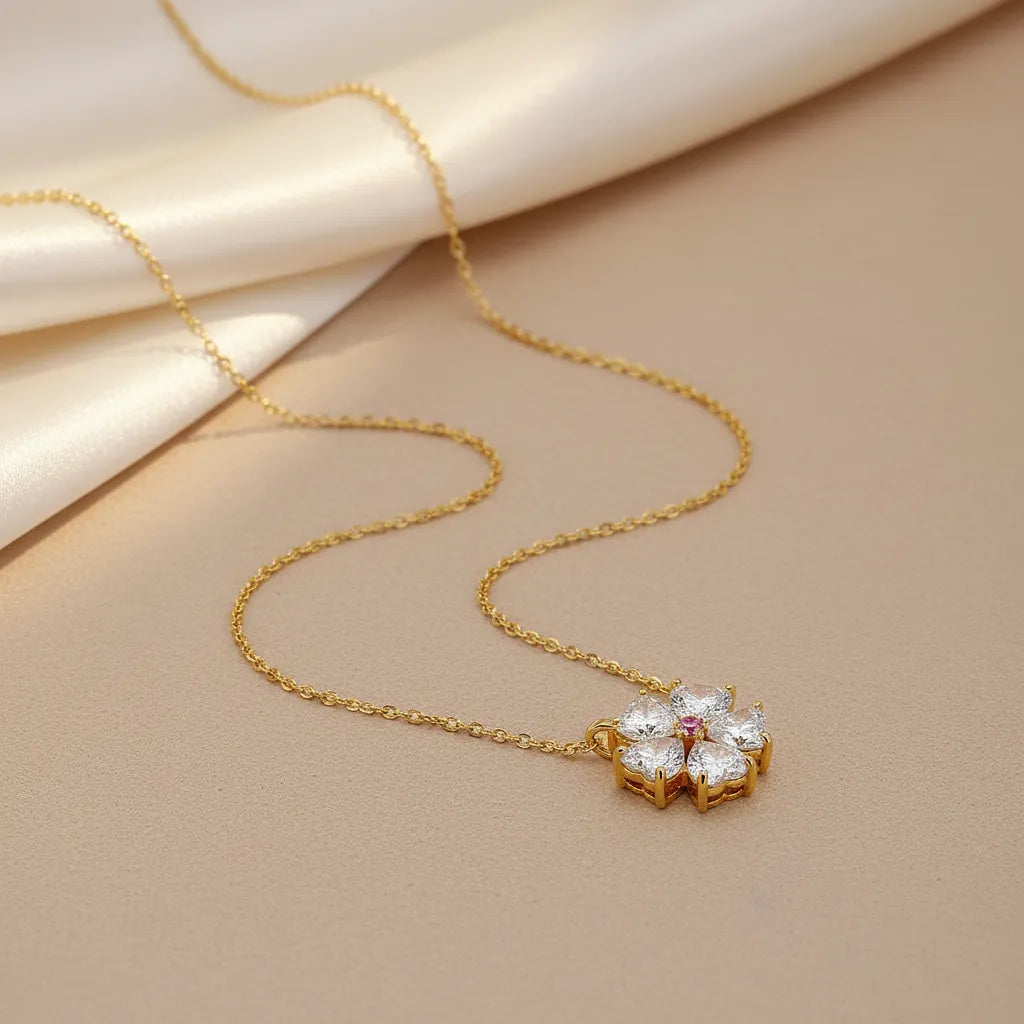 "Elora" Moissanite Pendant Necklace