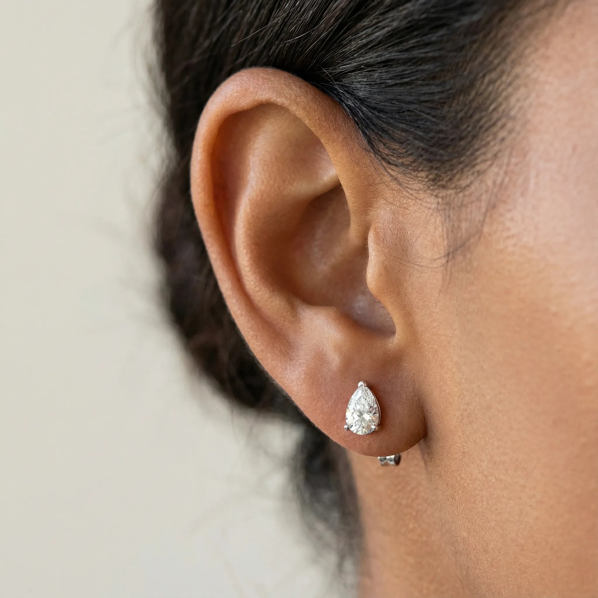 "Evelina" Moissanite Stud Earrings