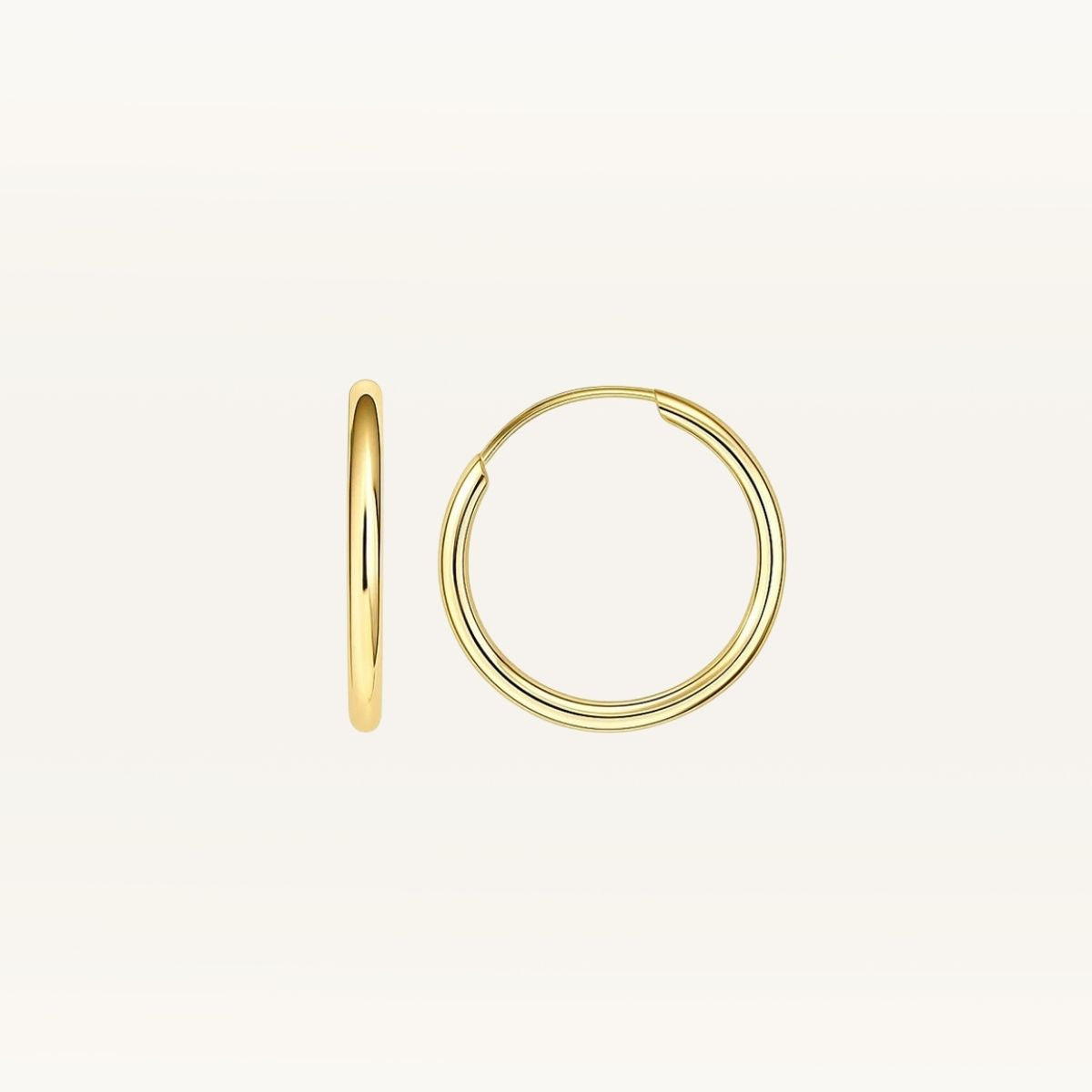 Fine Endless Hoop Earrings