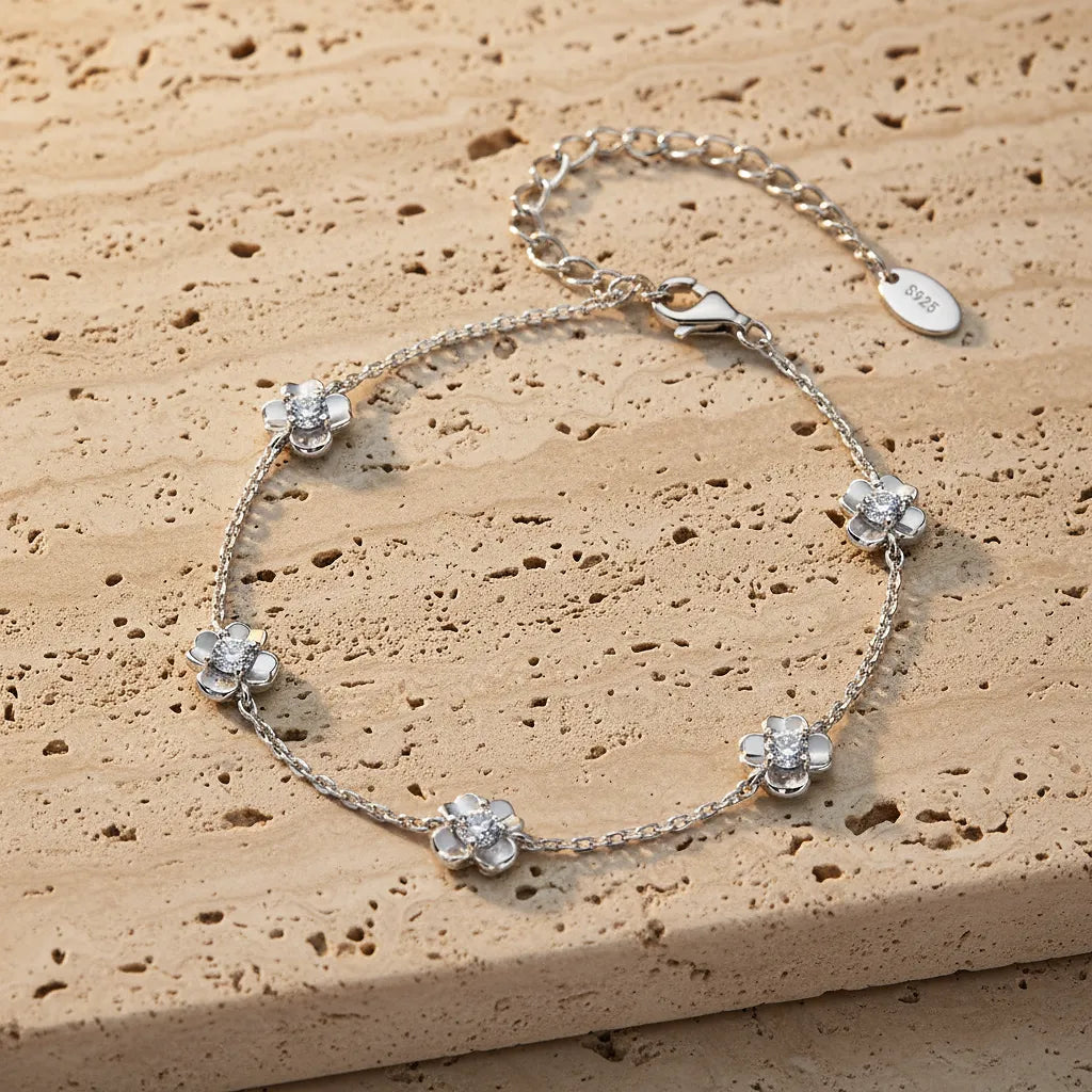 "Florette" Moissanite Bracelet