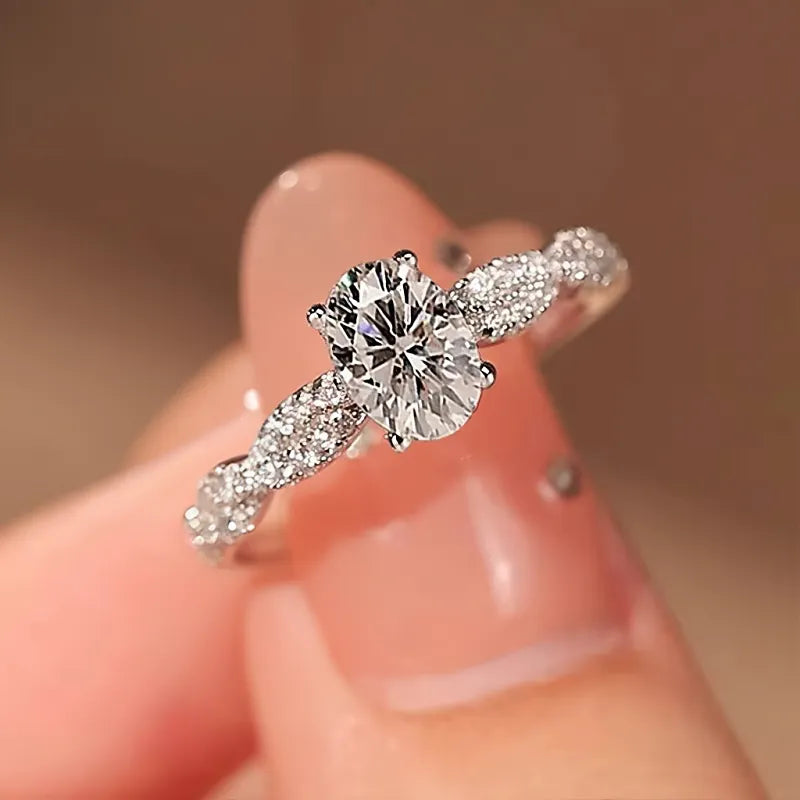 "Freya" Moissanite Ring