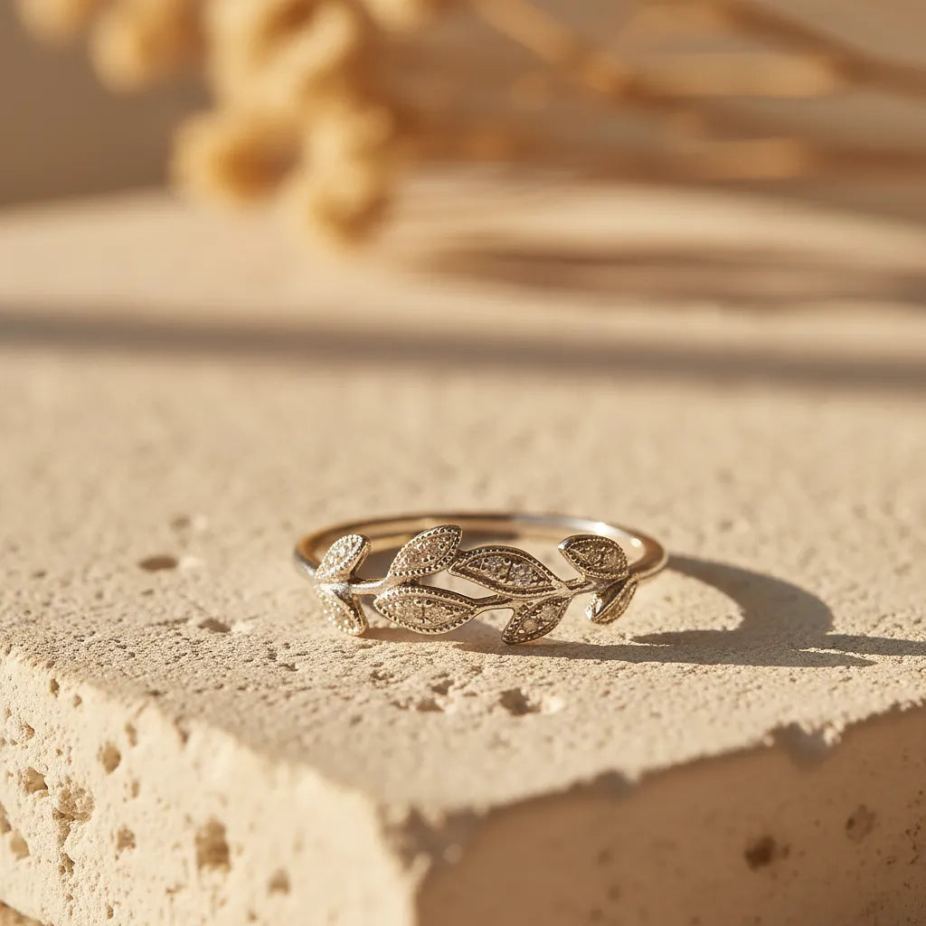 "Hailey" Moissanite Ring