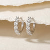 "Helmi" Moissanite Hoop Earrings