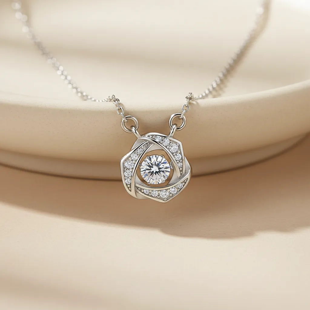 "Isla" Moissanite Pendant Necklace