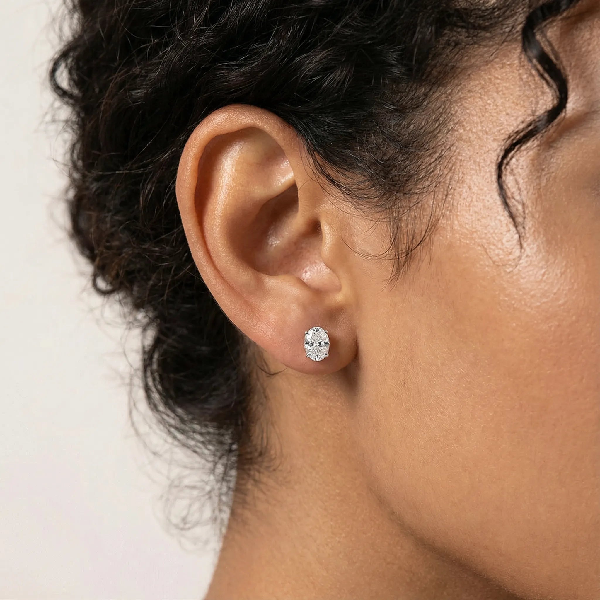 "Jorunn" Moissanite Stud Earrings