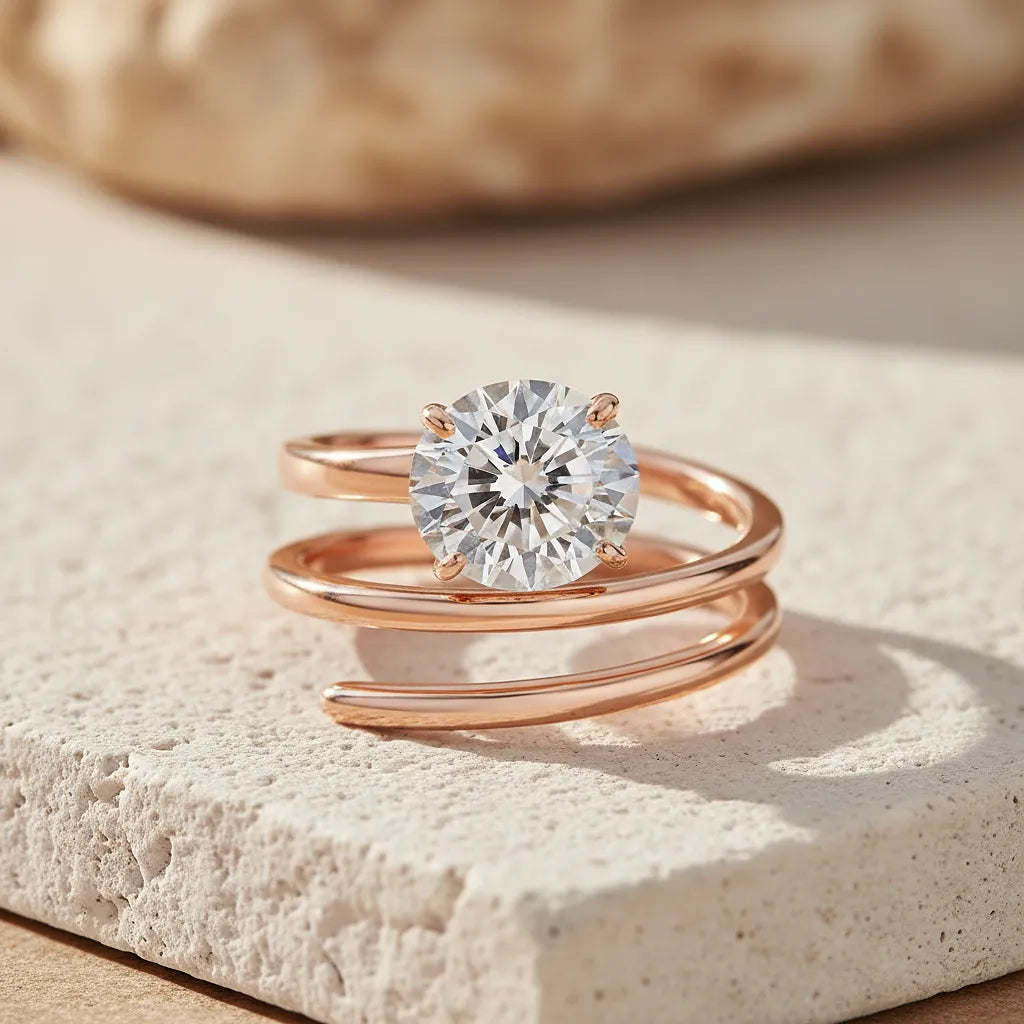 "Kindra" Moissanite Ring