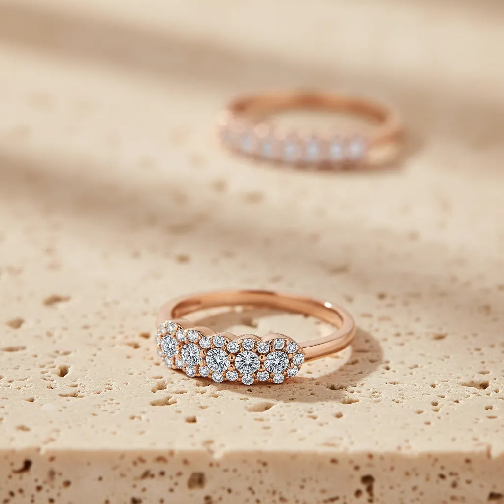 "Lea" Moissanite Ring