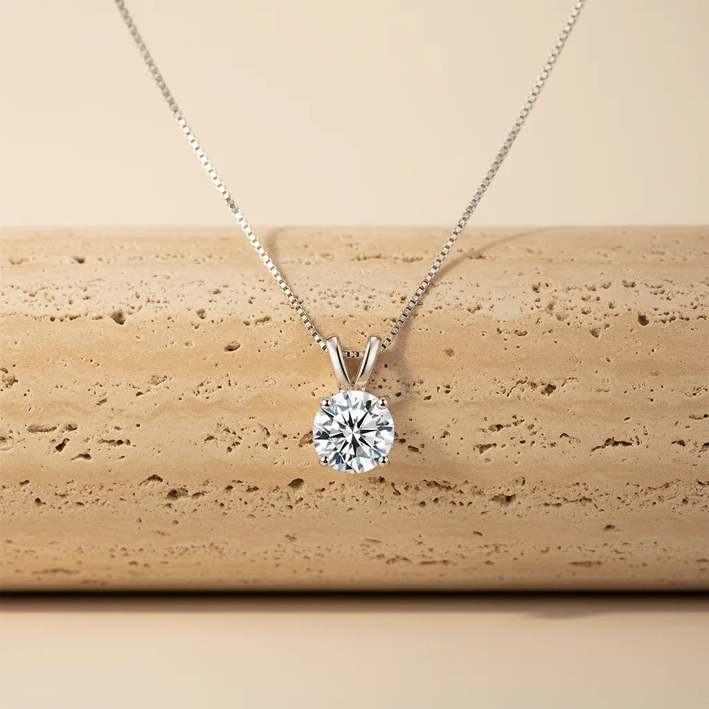 "Marissa" Moissanite Pendant Necklace