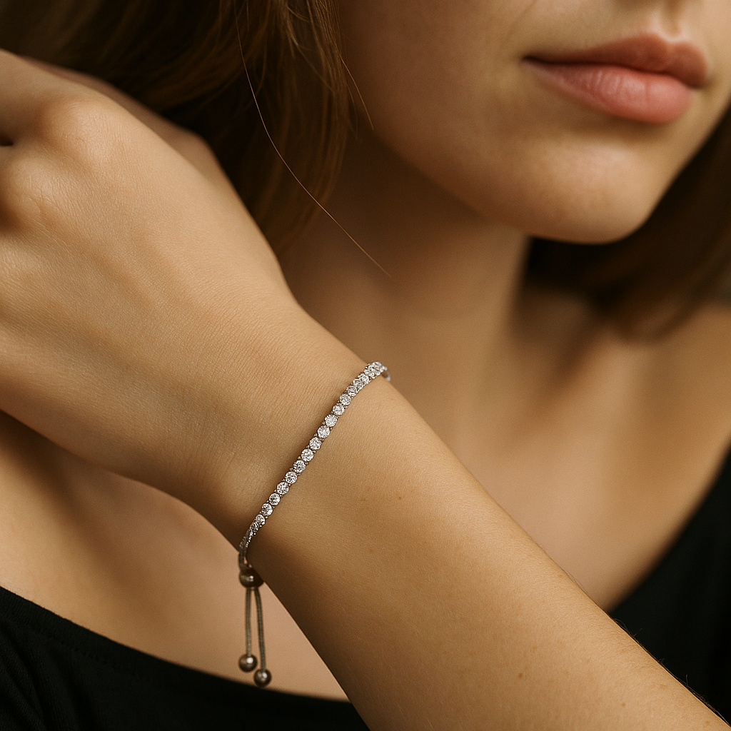Tennis Lariat Bracelet